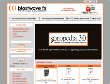 Tablet Screenshot of blastwavefx.com
